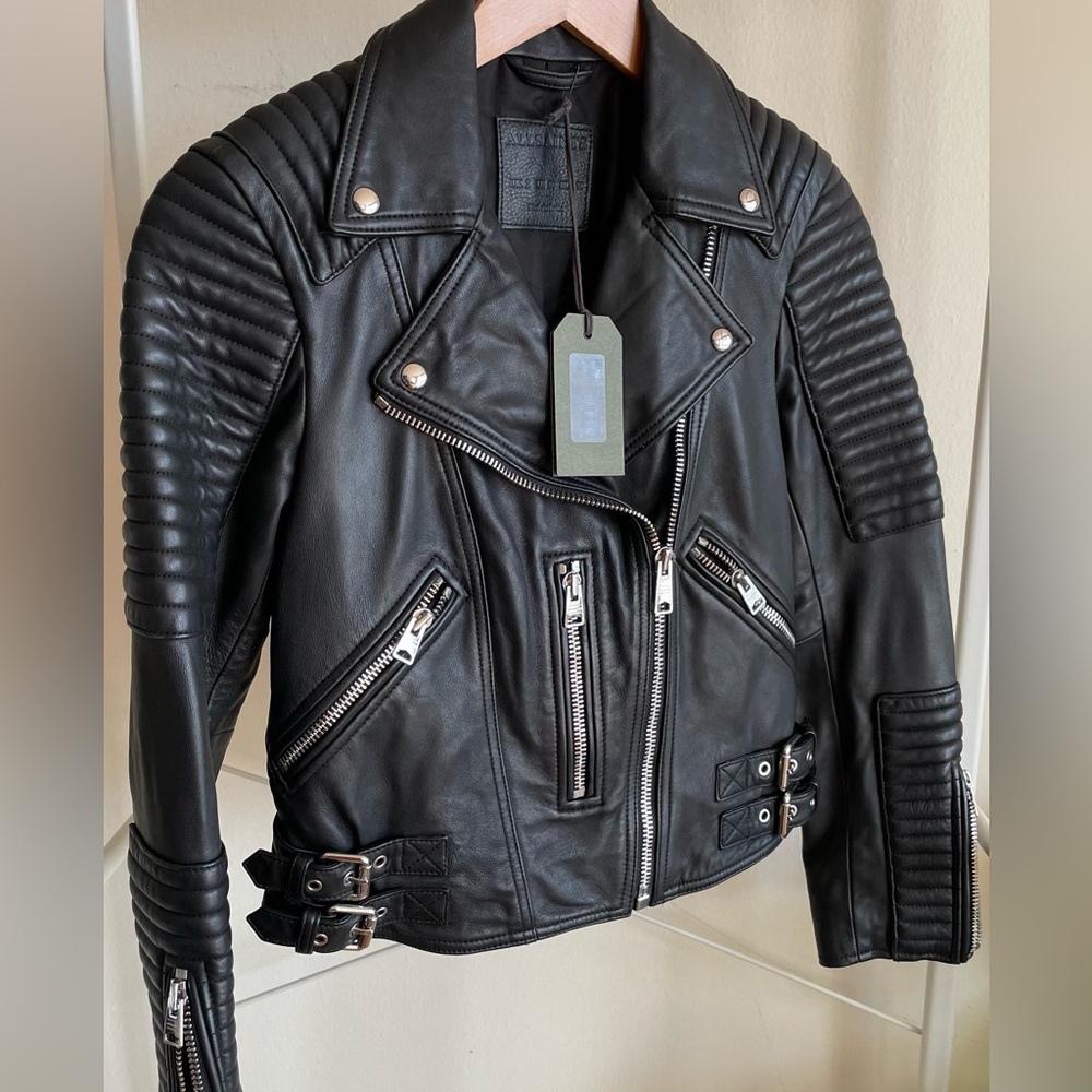 AllSaints Estella Biker Jacket.